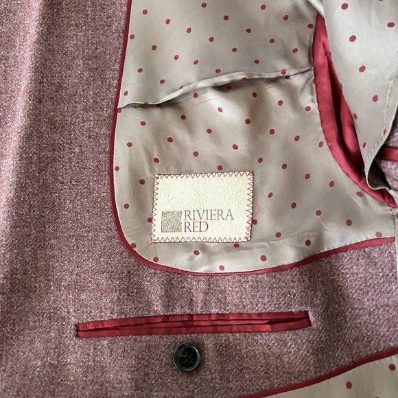 Riviera Red Sport Jacket for Men - Picture 3 of 4